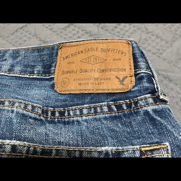 AMERICAN EAGLE MEN’s JEANS!32x34 ORIGINALSTRAIGHT.STYLISH LIKE NEW!☆ - Picture 9 of 9